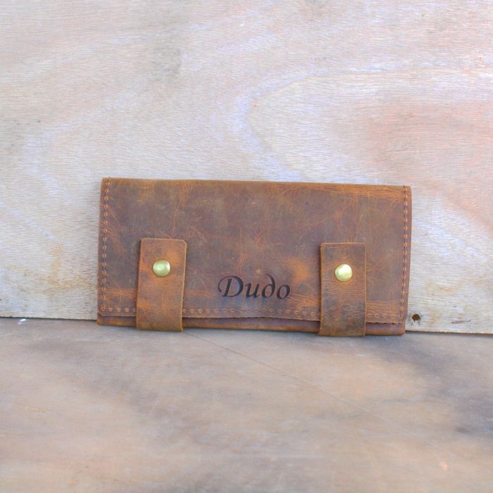 9.3x62 Cartridge Belt Slide – Handmade Crazy Horse Leather with Flap Closure-6 9.3x62 Cartridge Belt Slide – Handmade Crazy Horse Leather with Flap Closure-6